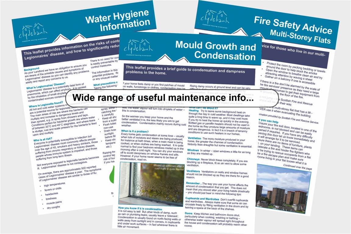 Read our maintenance leaflets here